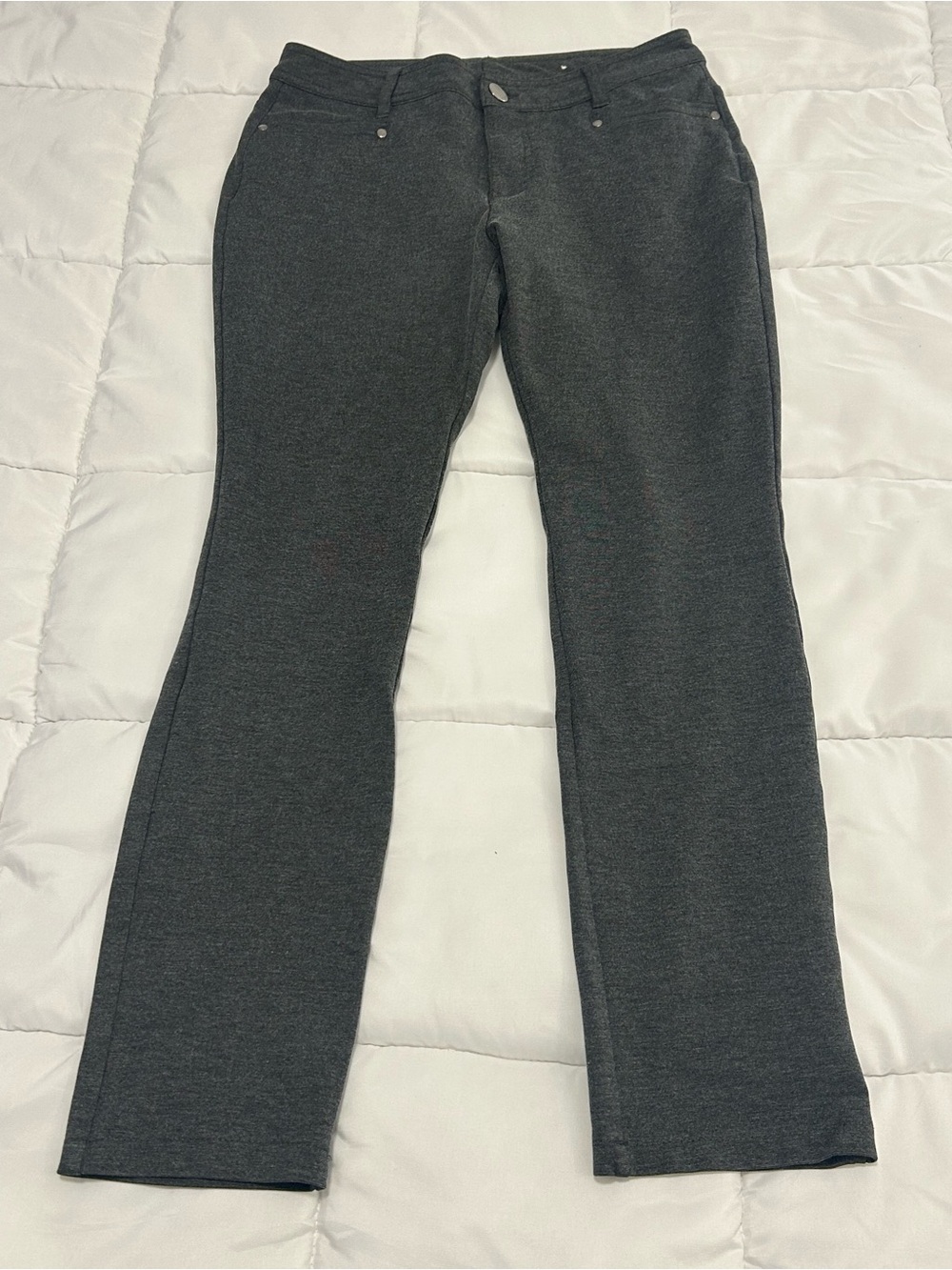 Christopher & Banks Dark Charcoal Gray Kids' Stretch Pants